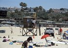 Corona del Mar. En strand i LA : USA-rundtur